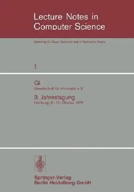 Cover of GI Gesellschaft Für Informatik E. V.