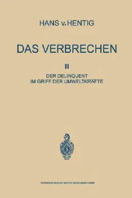 Cover of Das Verbrechen II