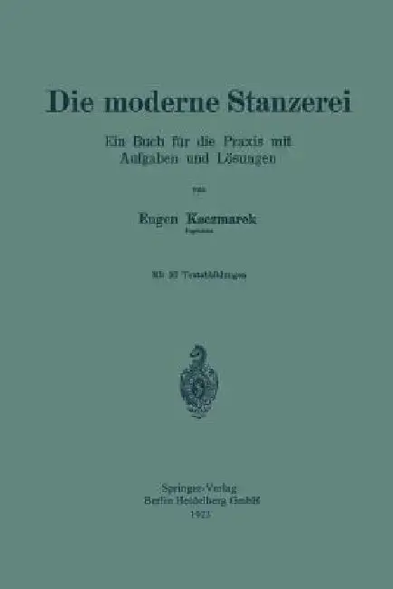 Cover of Die Moderne Stanzerei