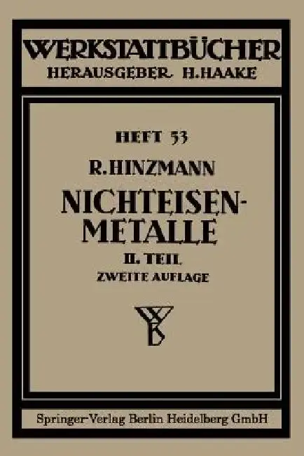 Cover of Nichteisenmetalle