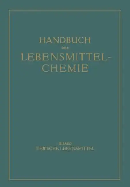 Cover of Tierische Lebensmittel