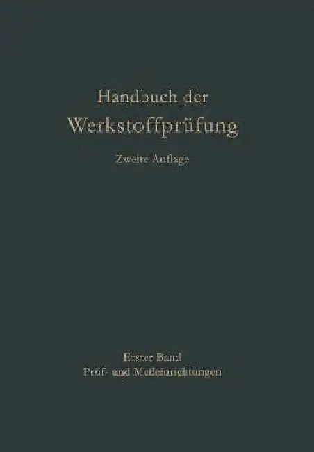 Cover of Prüf- Und Meßeinrichtungen