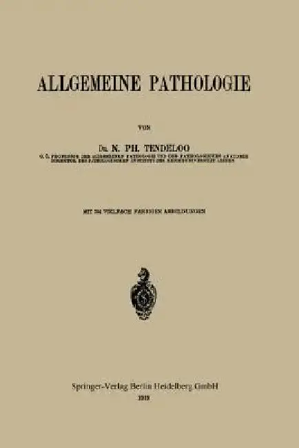Cover of Allgemeine Pathologie