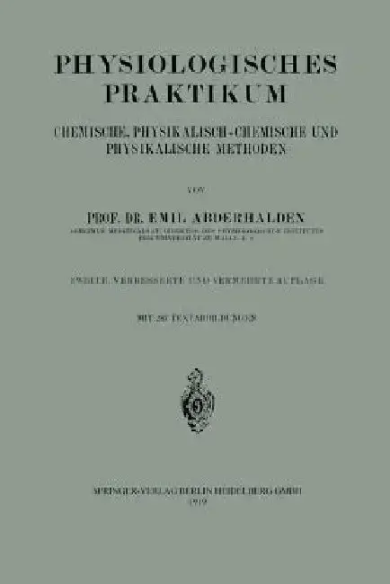 Cover of Physiologisches Praktikum