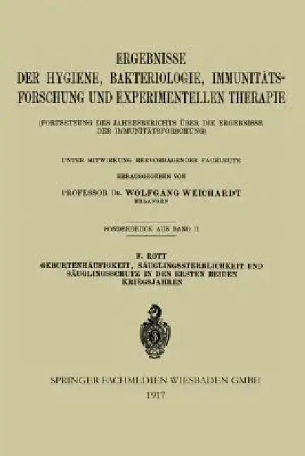 Cover of Geburtenhäufigkeit, Säuglingssterblichkeit Und Säuglingsschutz in Den Ersten Beiden Kriegsjahren