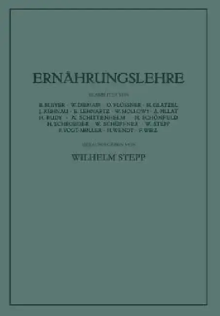 Cover of Ernährungslehre