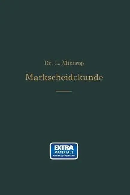 Cover of Einführung in Die Markscheidekunde