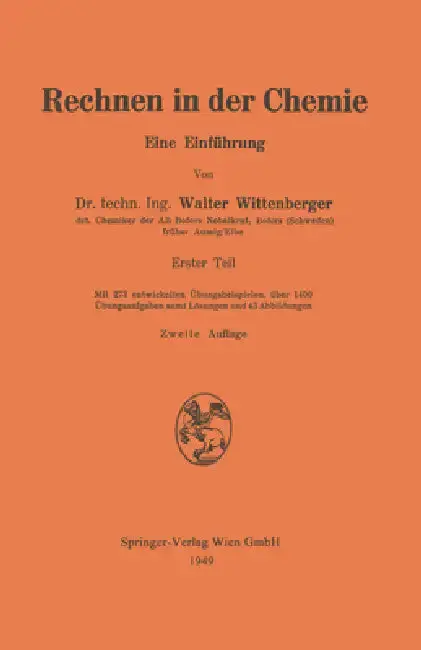 Cover of Rechnen in der Chemie