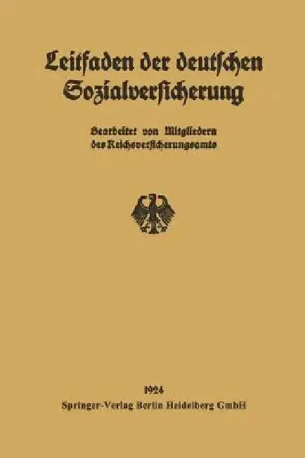 Cover of Leitfaden Der Deutschen Sozialversicherung