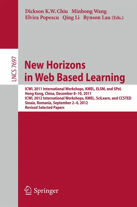 Cover of New Horizons in Web Based Learning