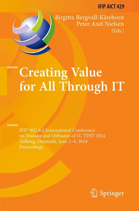 Cover of Creating Value for All Through IT