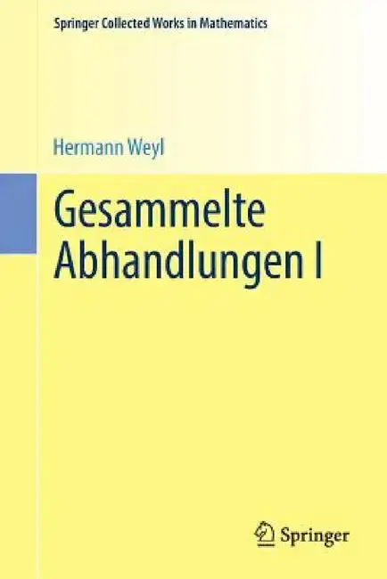 Cover of Gesammelte Abhandlungen I
