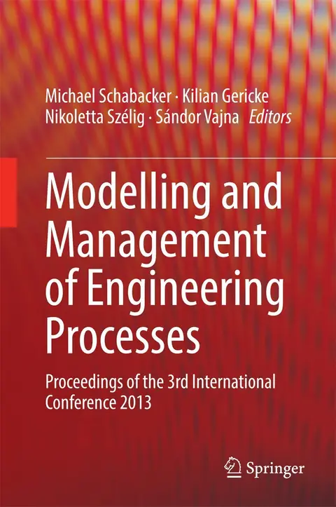 Cover of Modelling and Management of Engineering Processes