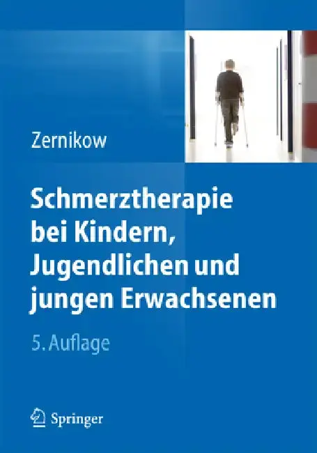 Cover of Schmerztherapie Bei Kindern, Jugendlichen Und Jungen Erwachsenen