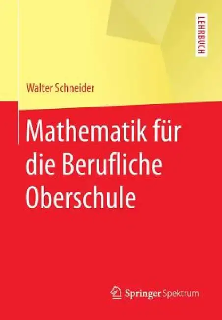 Cover of Mathematik Für Die Berufliche Oberschule