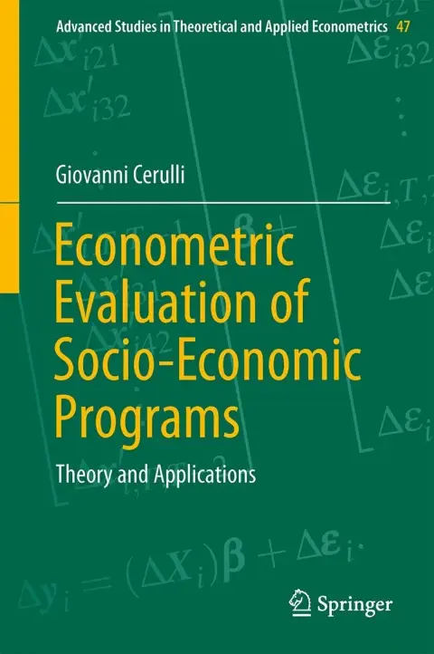 Cover of Econometric Evaluation of Socio-Economic Programs