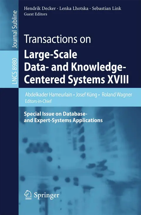 Cover of Transactions on Large-Scale Data- and Knowledge-Centered Systems XVIII