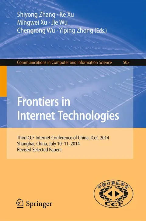 Cover of Frontiers in Internet Technologies