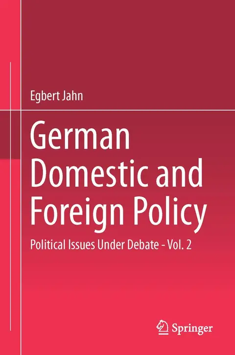 Cover of German Domestic and Foreign Policy