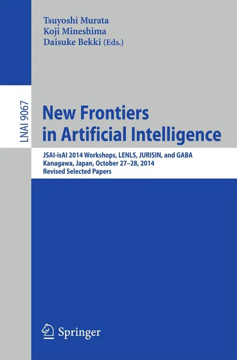 Cover of New Frontiers in Artificial Intelligence