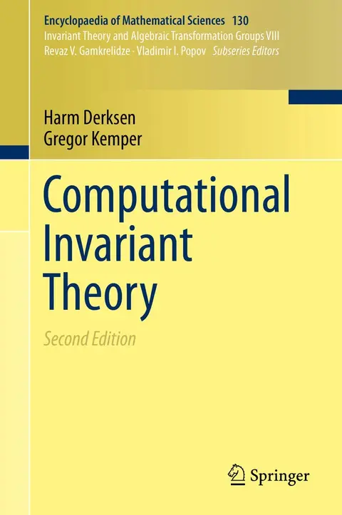 Cover of Computational Invariant Theory