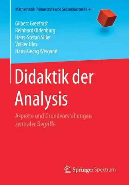 Cover of Didaktik Der Analysis