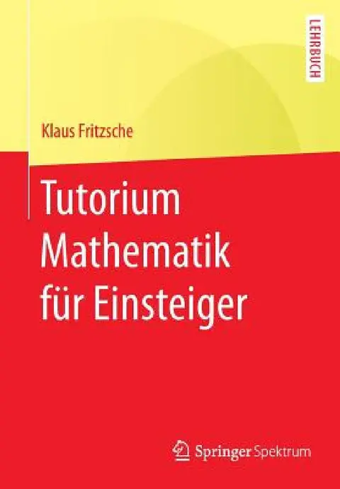 Cover of Tutorium Mathematik Für Einsteiger