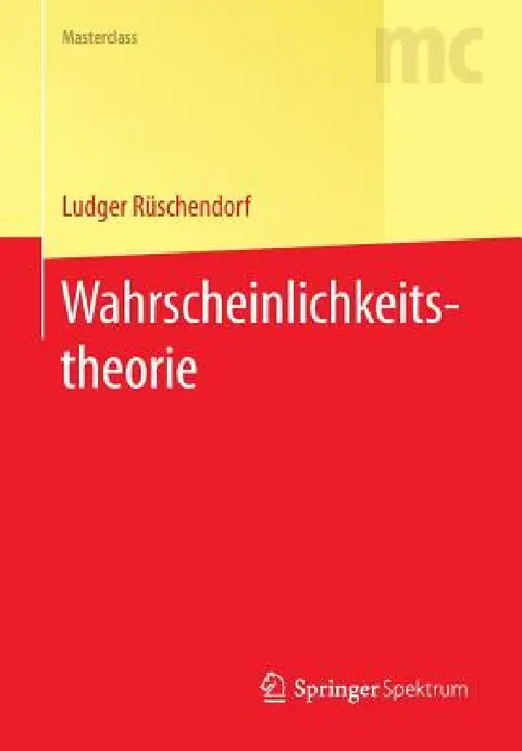 Cover of Wahrscheinlichkeitstheorie