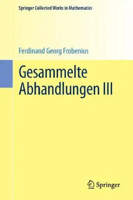 Cover of Gesammelte Abhandlungen III