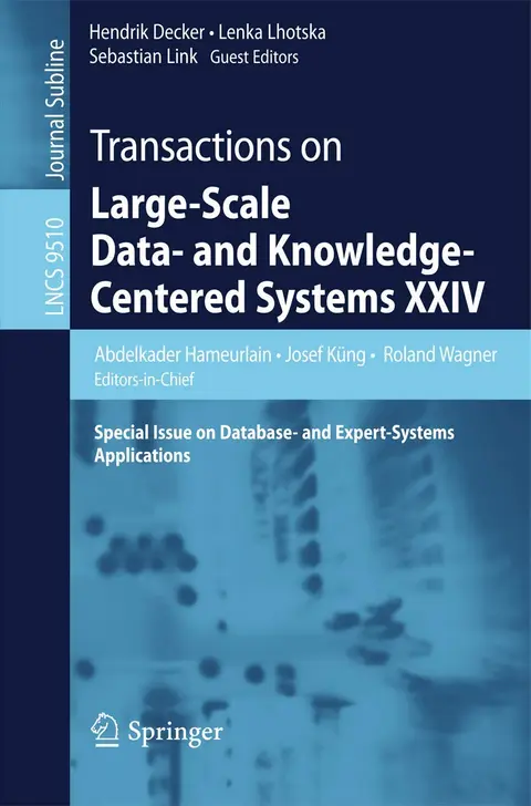 Cover of Transactions on Large-Scale Data- and Knowledge-Centered Systems XXIV