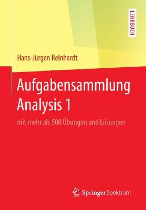 Cover of Aufgabensammlung Analysis 1