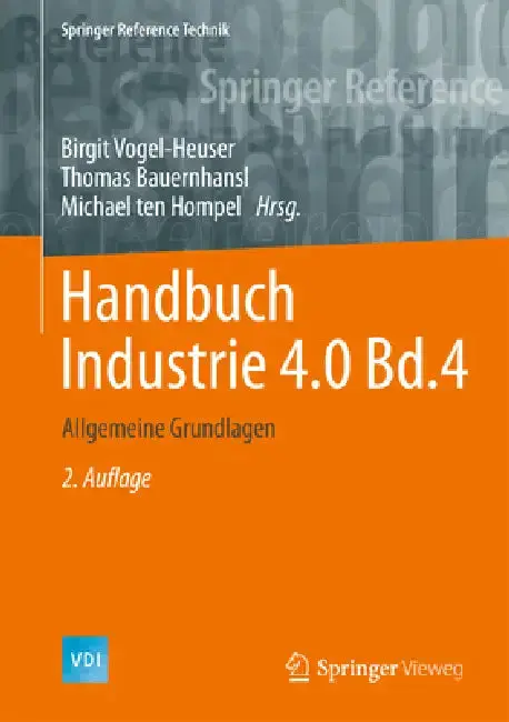 Cover of Handbuch Industrie 4.0 Bd.4