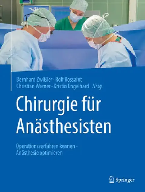 Cover of Chirurgie Für Anästhesisten
