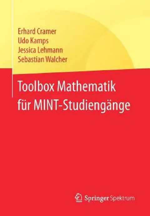 Cover of Toolbox Mathematik Für Mint-Studiengänge