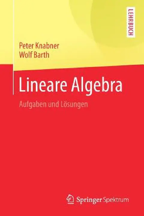 Cover of Lineare Algebra