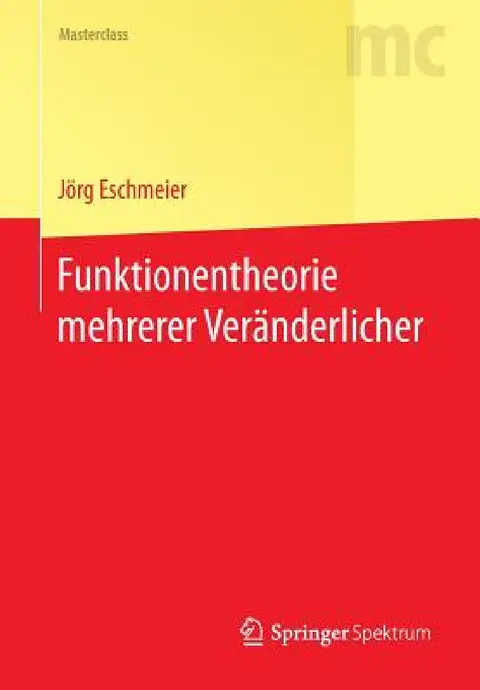 Cover of Funktionentheorie Mehrerer Veränderlicher