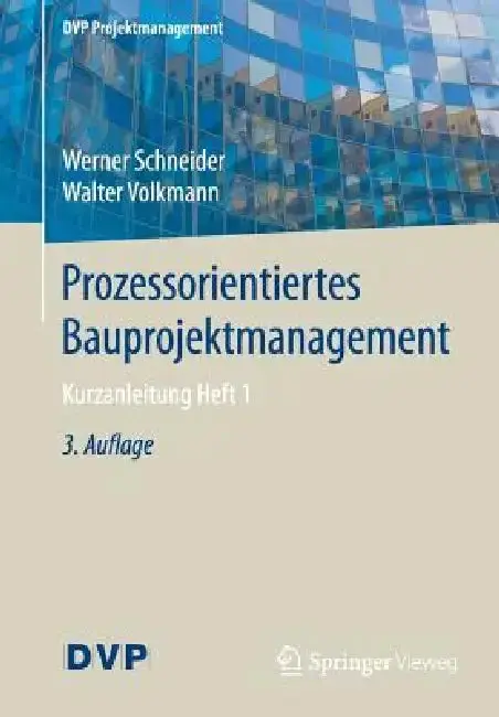 Cover of Prozessorientiertes Bauprojektmanagement