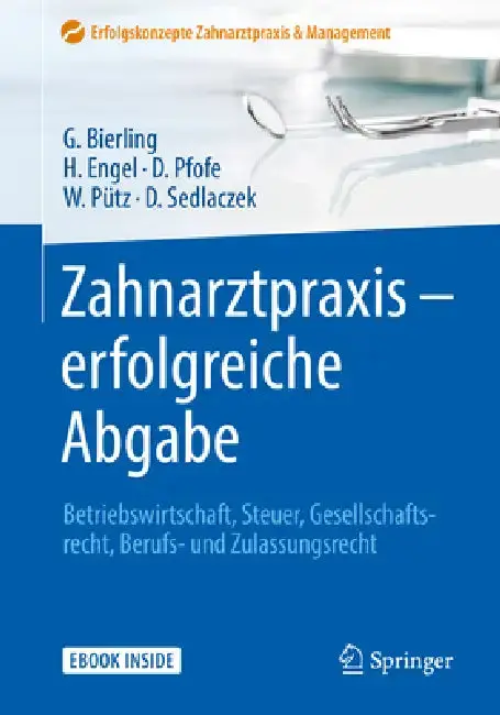 Cover of Zahnarztpraxis - Erfolgreiche Abgabe