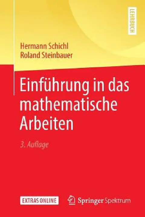 Cover of Einführung in Das Mathematische Arbeiten