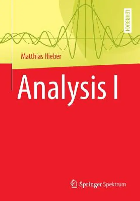 Cover of Analysis I