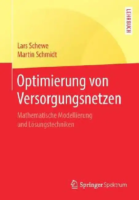Cover of Optimierung Von Versorgungsnetzen