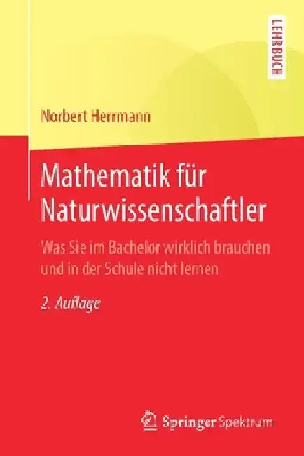 Cover of Mathematik Für Naturwissenschaftler