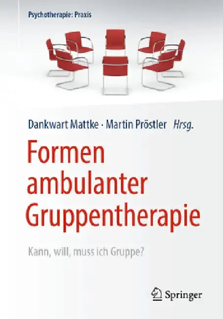 Cover of Formen Ambulanter Gruppentherapie