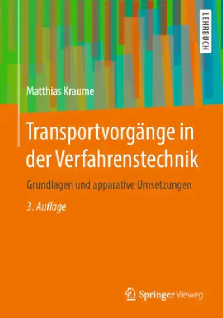 Cover of Transportvorgänge in Der Verfahrenstechnik