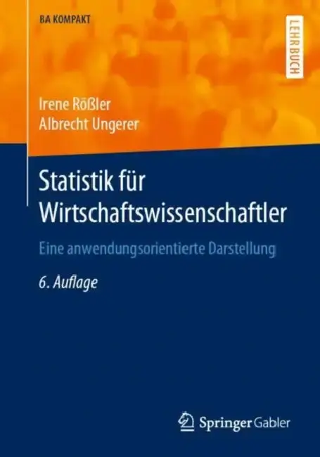Cover of Statistik Für Wirtschaftswissenschaftler