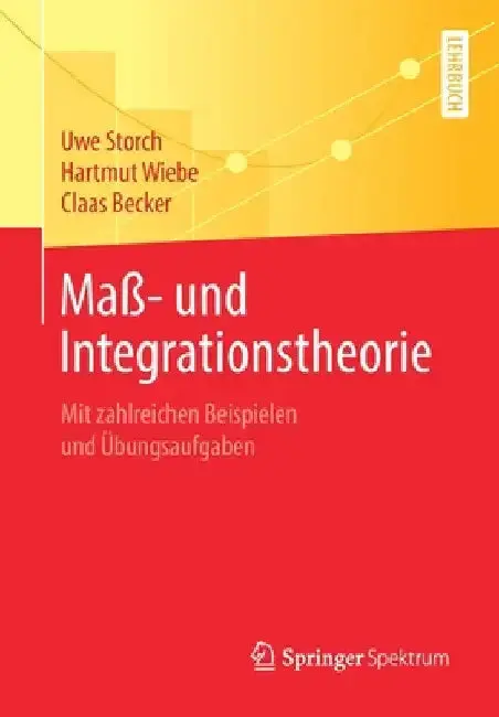 Cover of Maß- Und Integrationstheorie