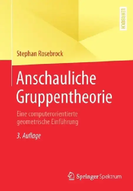 Cover of Anschauliche Gruppentheorie