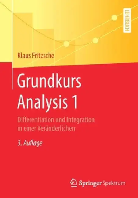 Cover of Grundkurs Analysis 1