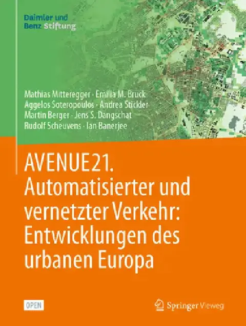 Cover of Avenue21. Automatisierter Und Vernetzter Verkehr