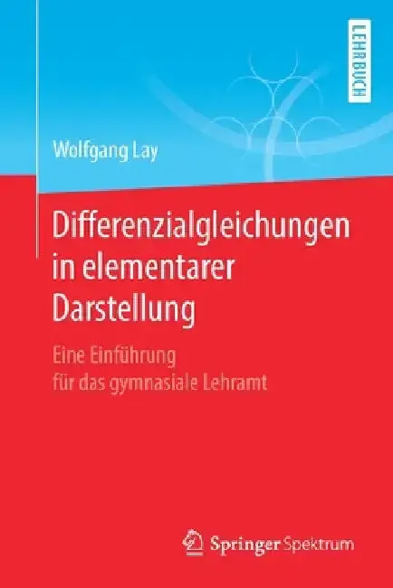Cover of Differenzialgleichungen in Elementarer Darstellung